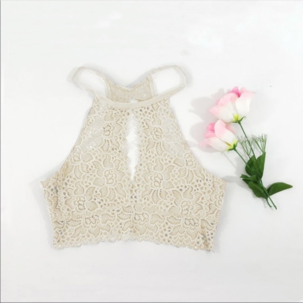 Lace Bralette in White